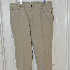 Bill's Khakis 5-pocket tan trousers Made in USA chinos